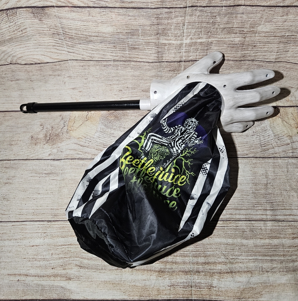 Beetlejuice Loot Scoop Halloween Trick Or Treat Bag